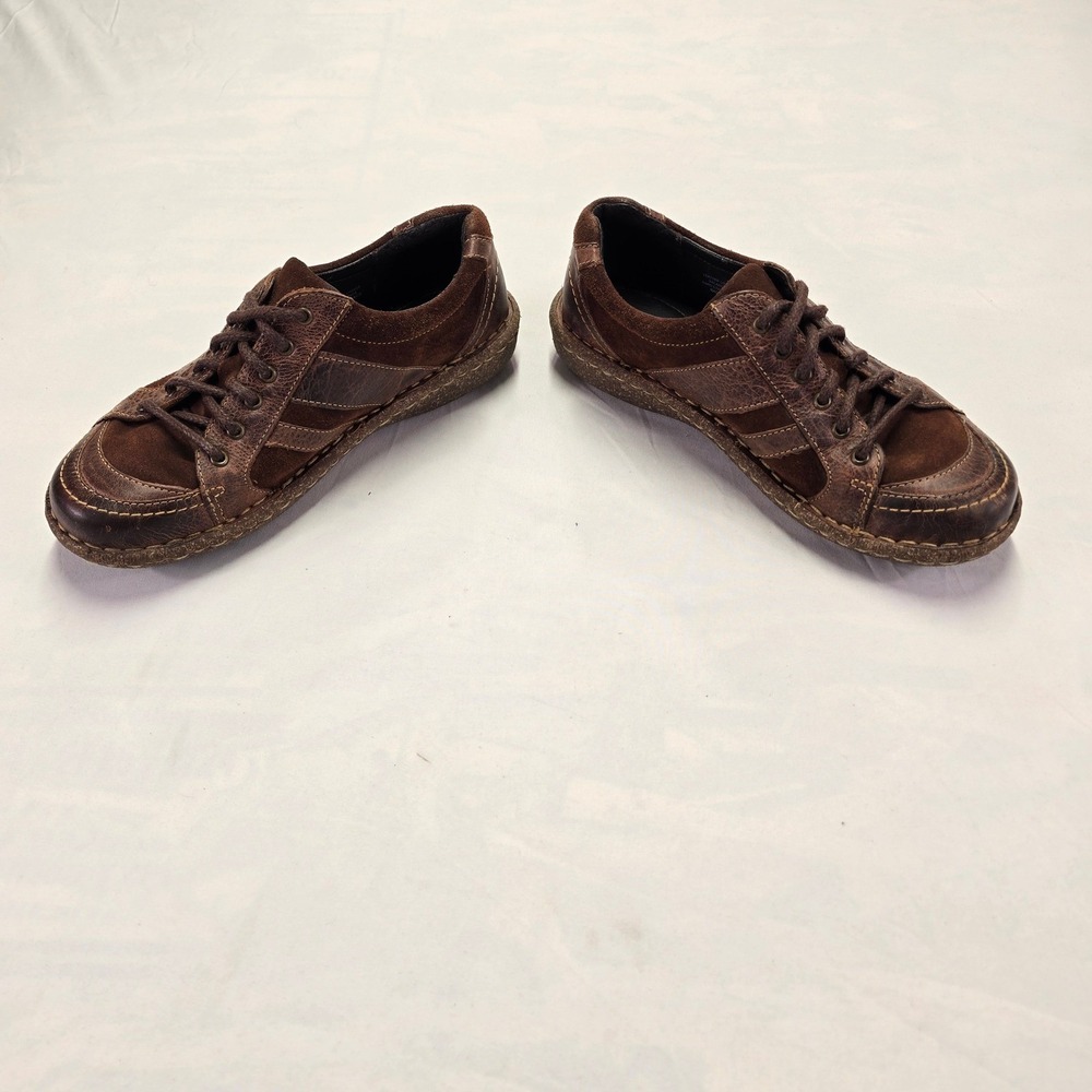 Born Melissa Brown Suede Leather Lace Up Casual Sneakers Women's Size 7.5 - Picture 4 of 9